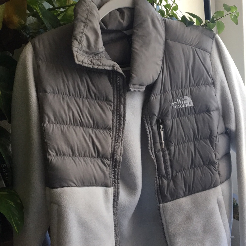 White North Face fleece/down jacket